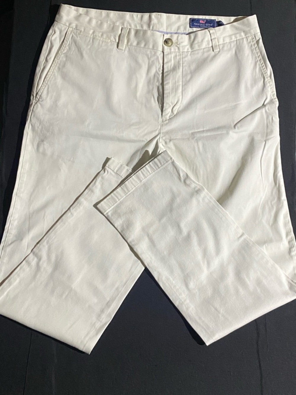 Vineyard Vines Off-White Men's Breaker Chino Pants Sz 34x32